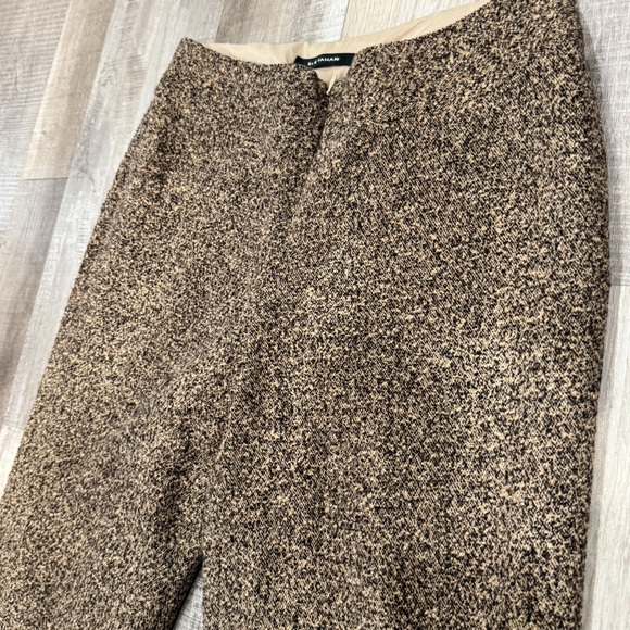 Elie Tahari tweed wool blend brown dress pant ❤️ - Picture 4 of 8